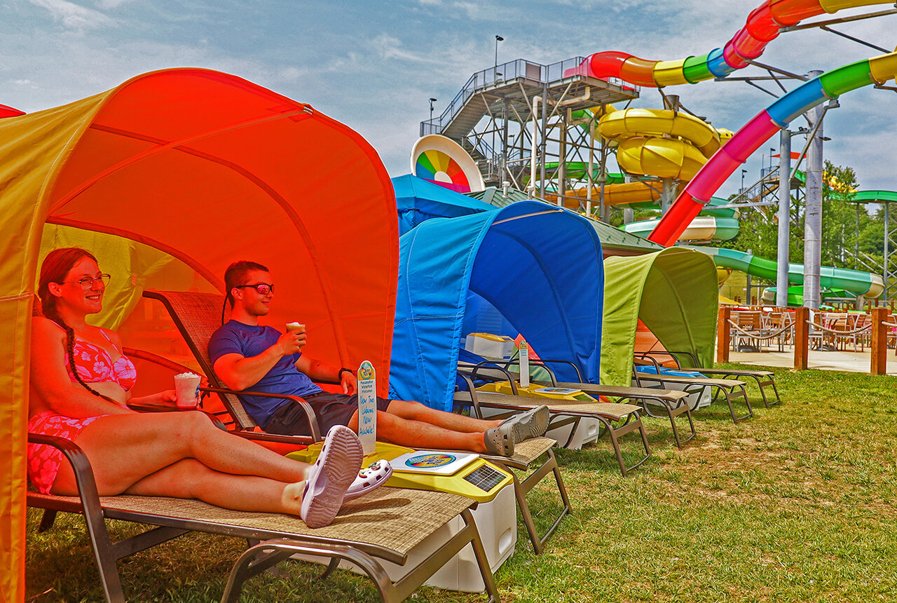 Cabanas at the Outdoor WaterPark