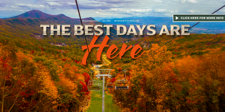 The best days are here - scenic fall season photo