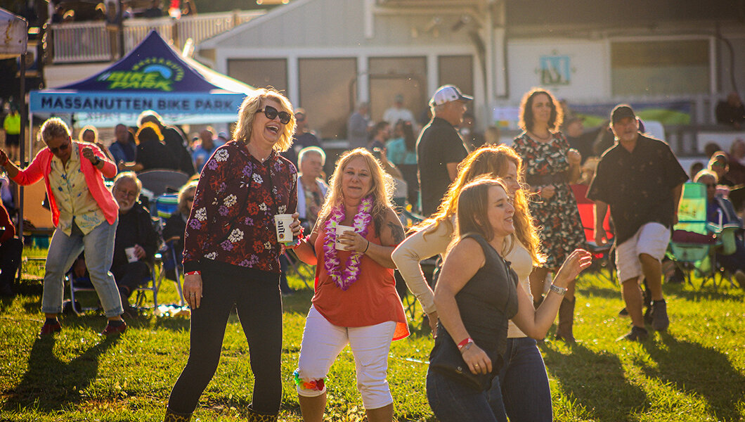 Guests at Fall Festival at Massanutten Resort